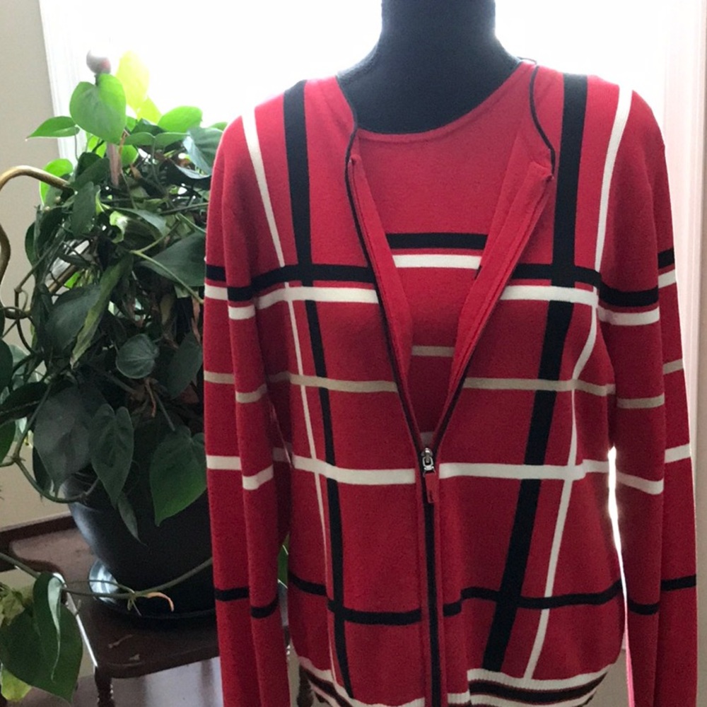 Lizgolf sweater and camisole